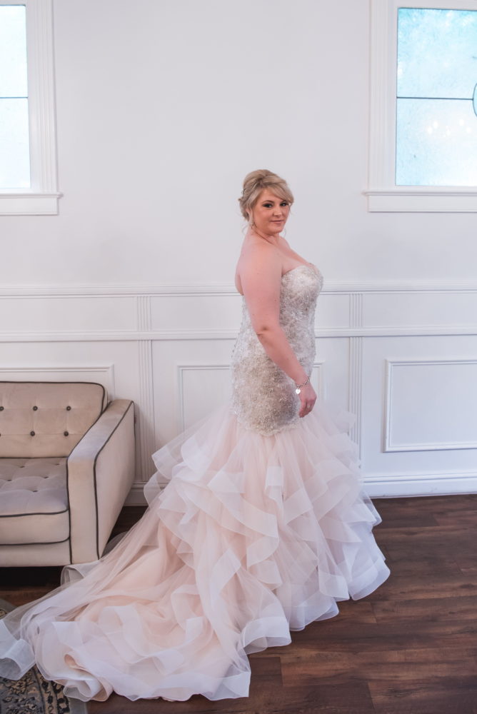 Mariah S Fully Beaded Mermaid Wedding Gown Strut Bridal Salon