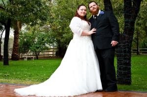 plus size tulle sparkle wedding dress