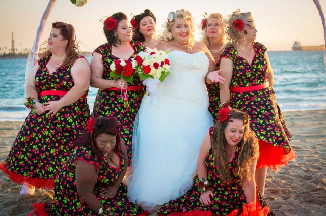 Rockabilly bridesmaid dresses online