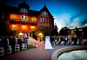 wedding Old Main ASU