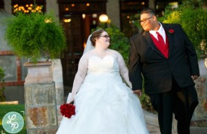 dropped waist plus size ballgown