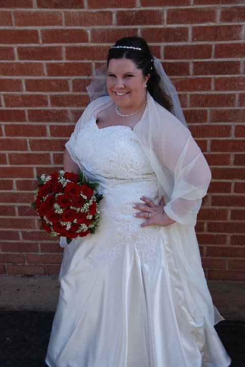 Strut Bride Heather T. in A-line Wedding Dress
