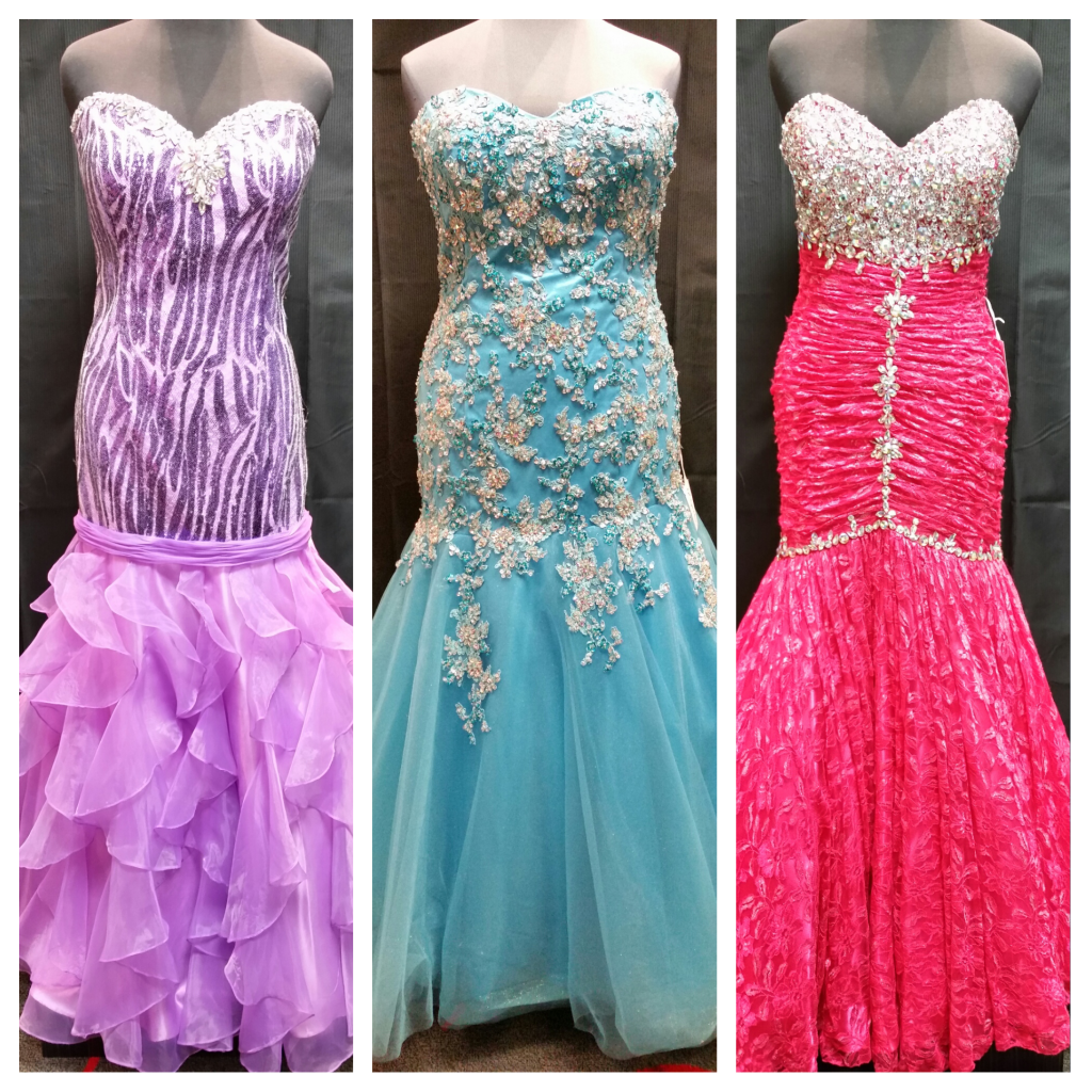 plus size fit and flare prom dresses