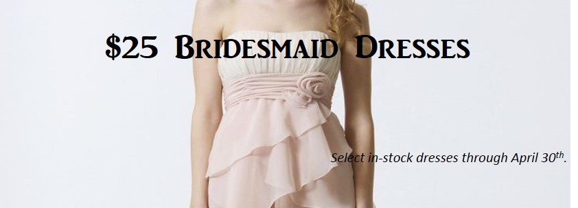 bridesmaid dress sale