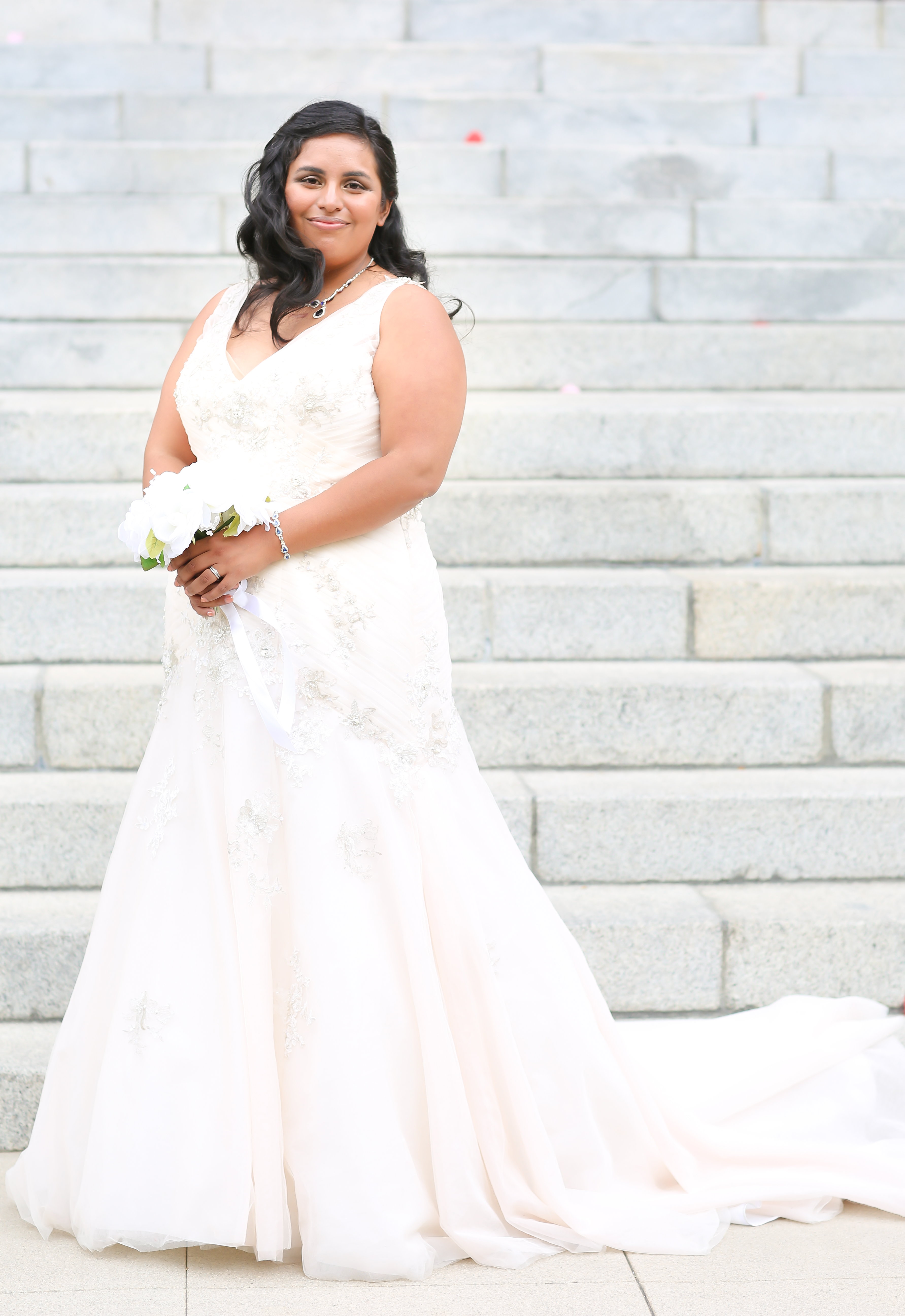 Lisa's Intimate Wedding with Blush Pink Wedding Gown - Strut Bridal Salon