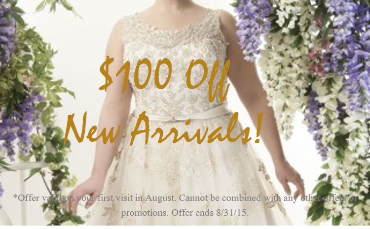 Sizzling Summer Savings on New Plus Size Wedding Dresses