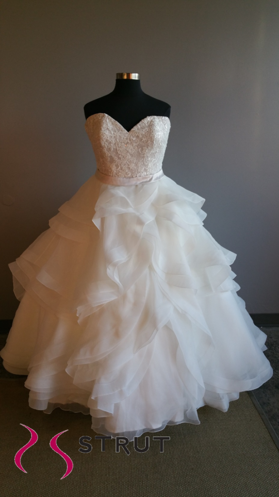 NEW DRESS ALERT: Ruffle Ballgown Wedding Dress