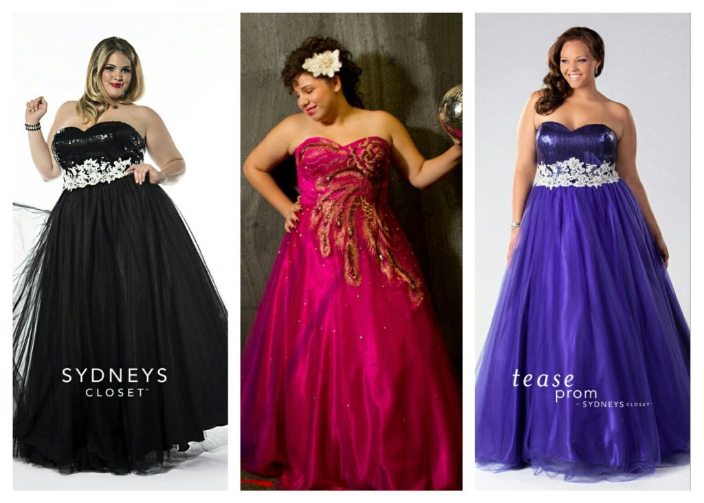 plus size ball gowns for prom