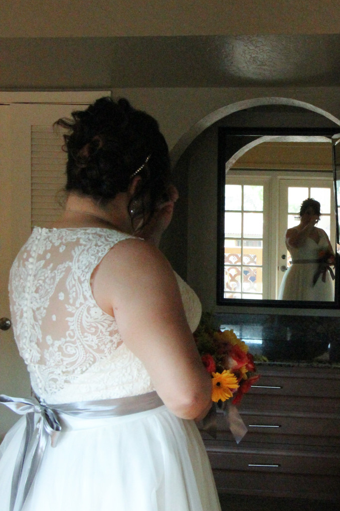 christina plus size illusion back wedding gown