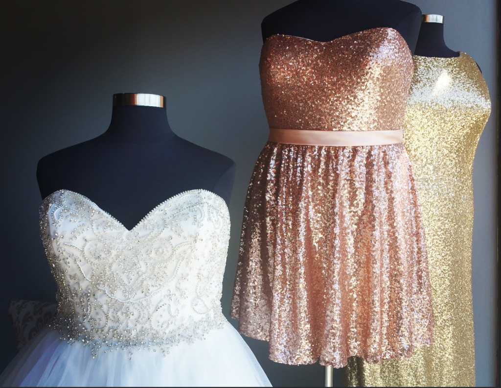 sparkle ballgown & sequin dresses