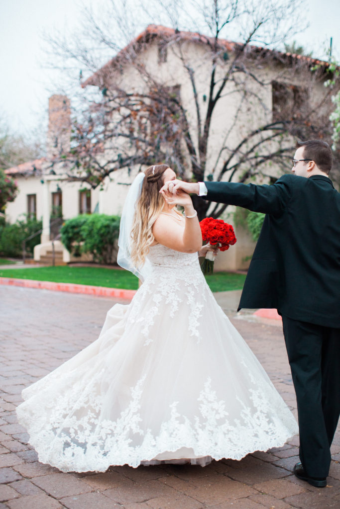 Nikki M's Black and Red Wedding - Strut Bridal Salon