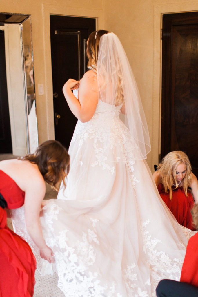 Nikki M's Black and Red Wedding - Strut Bridal Salon