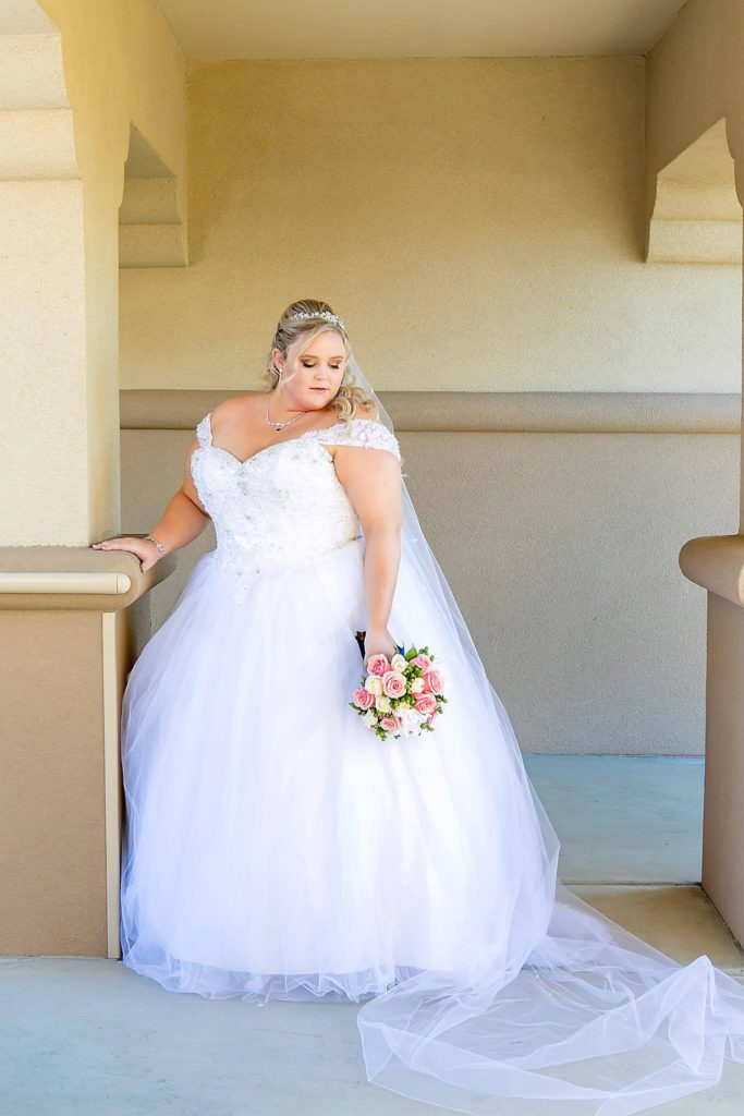 white sparkly wedding dress