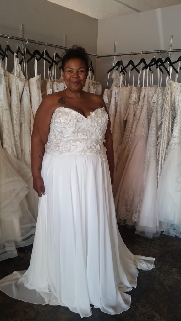 plus size wedding dress separates