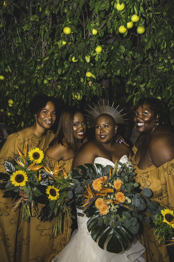 Chrystani's Non-Traditional Wedding Gown in Compton, CA - Strut Bridal Salon