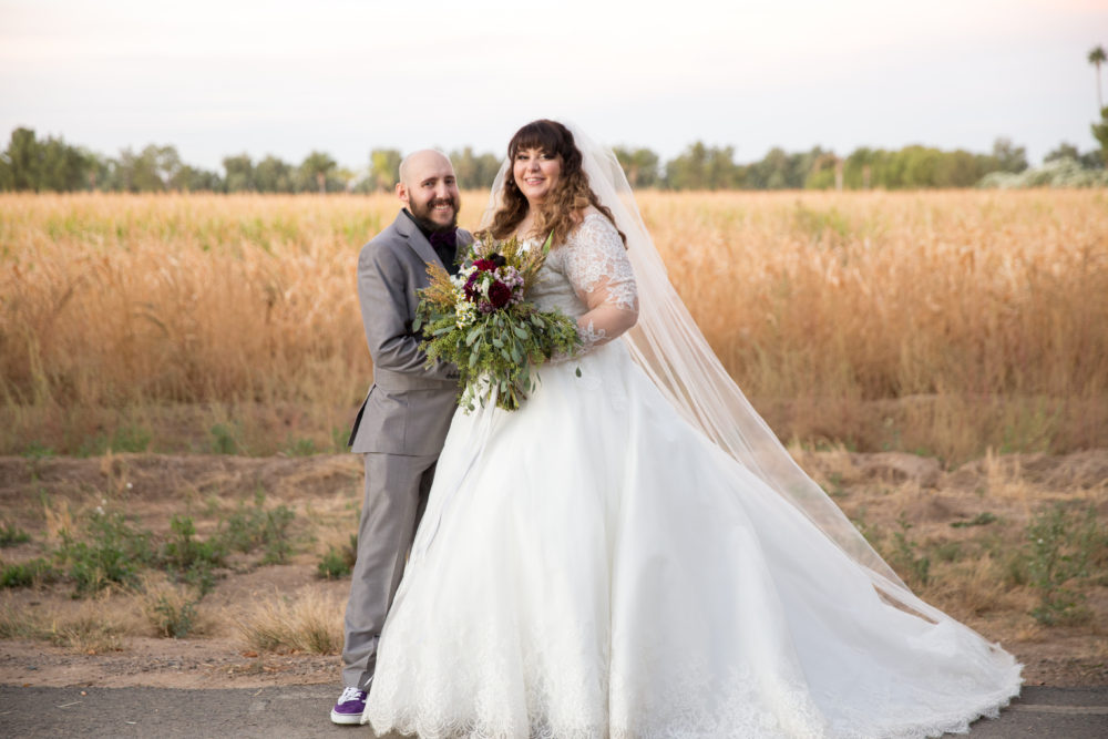 Katie’s Romantic Lace Wedding Dress with Sleeves