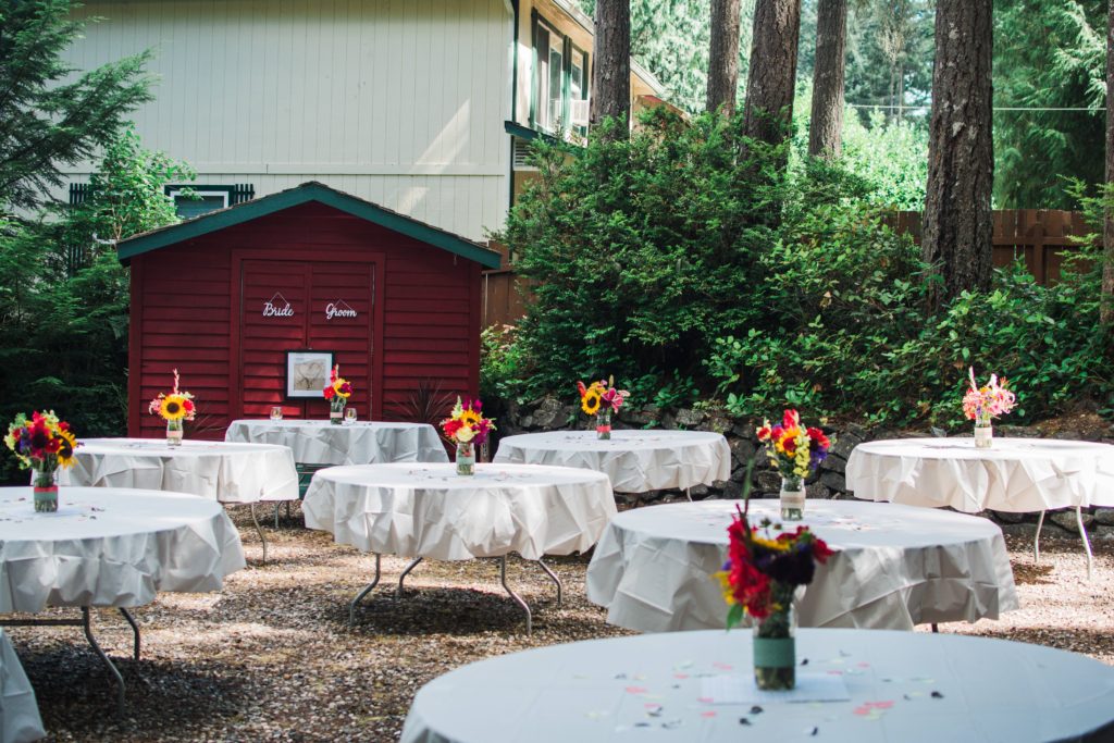 lakeside outdoor wedding