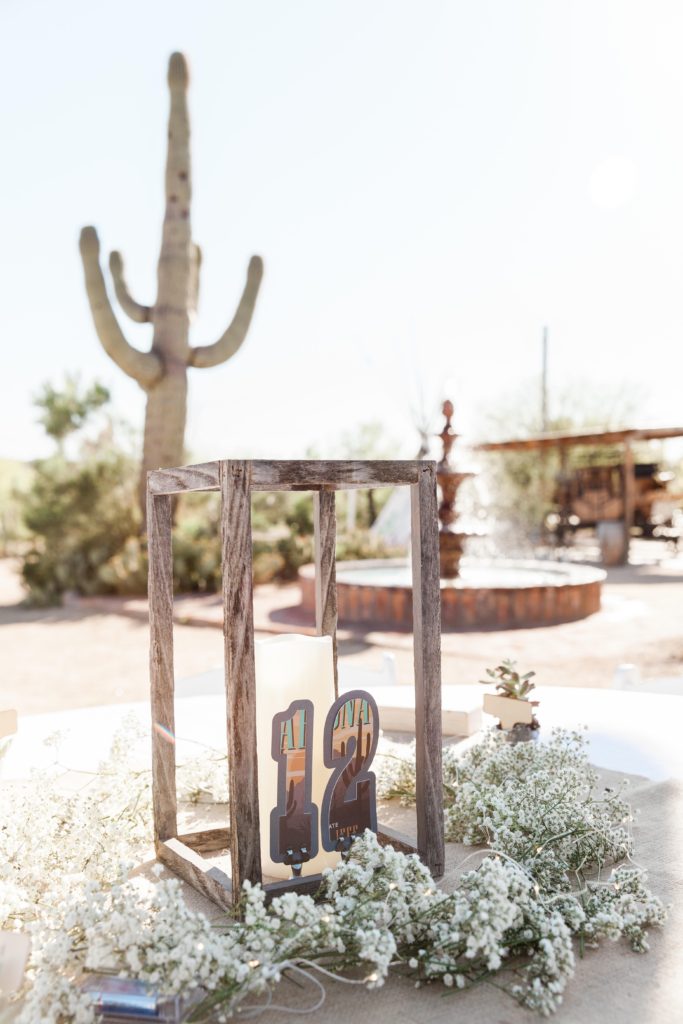 rustic wedding table setting