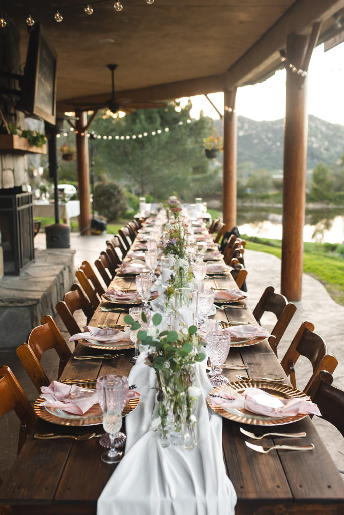 rustic tablescape