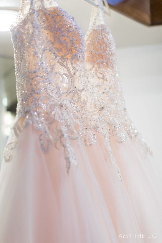 Marissa's Sparkly Vneck Ballgown Wedding Dress - Strut Bridal Salon