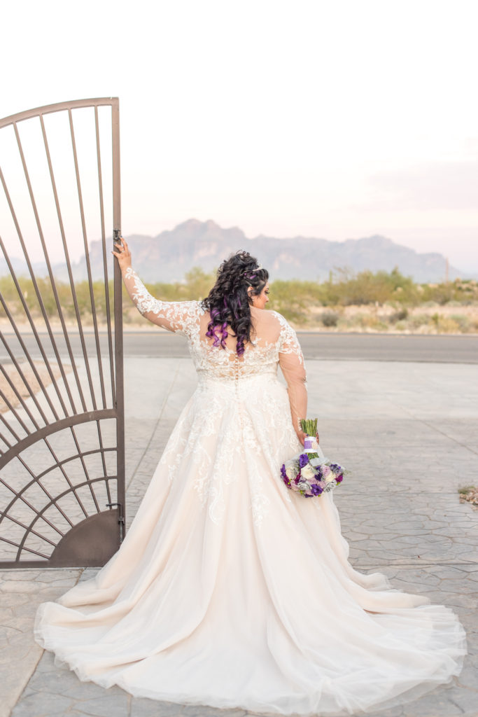 low back illusion back plus size wedding dress