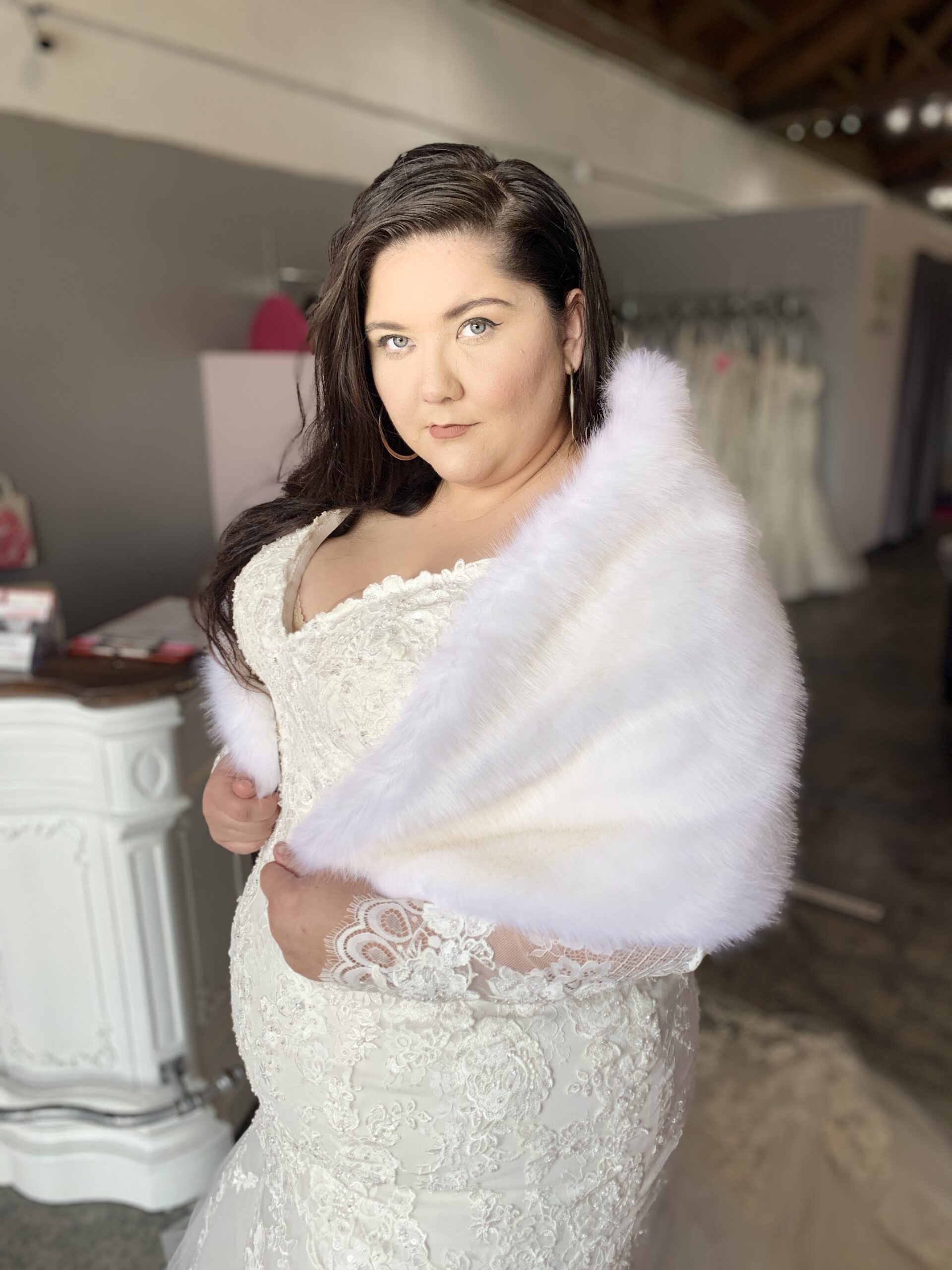 Fantastic Faux Wedding Furs are HERE! - Strut Bridal Salon