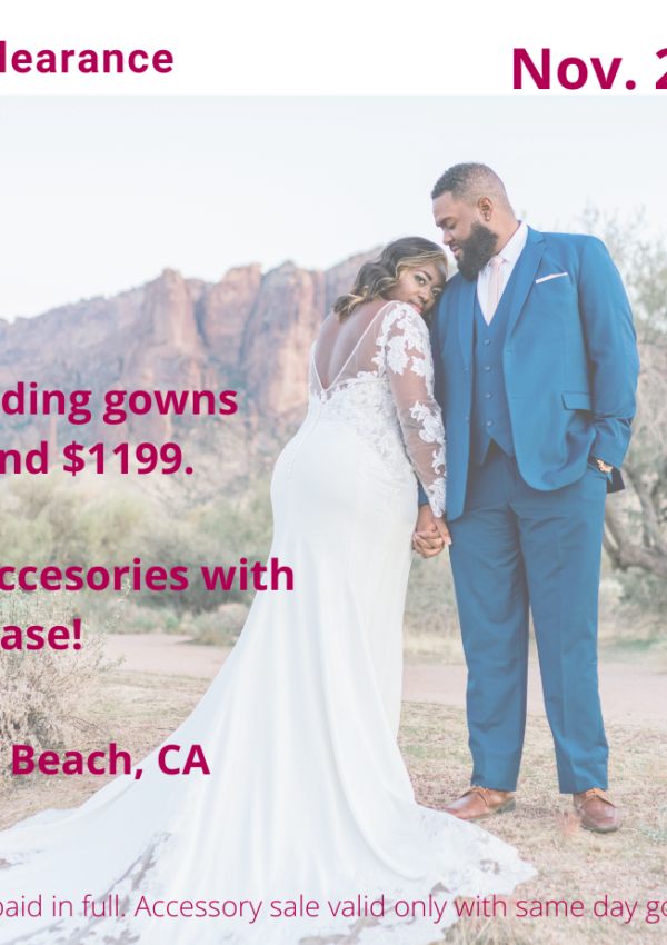 Wedding Dress Clearance Sample Sale