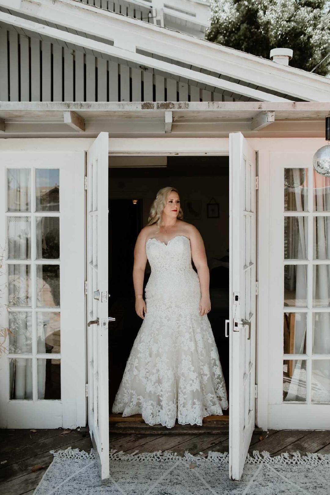 Amy's Strapless Lace Mermaid Wedding Dress - Strut Bridal Salon