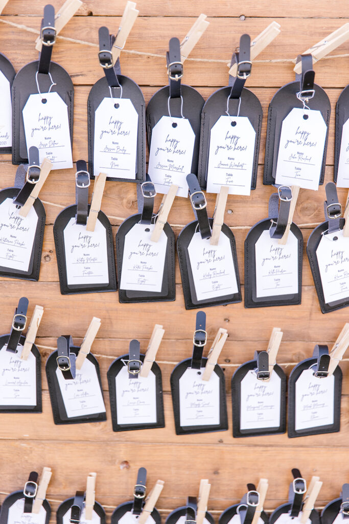 luggage tag place settings