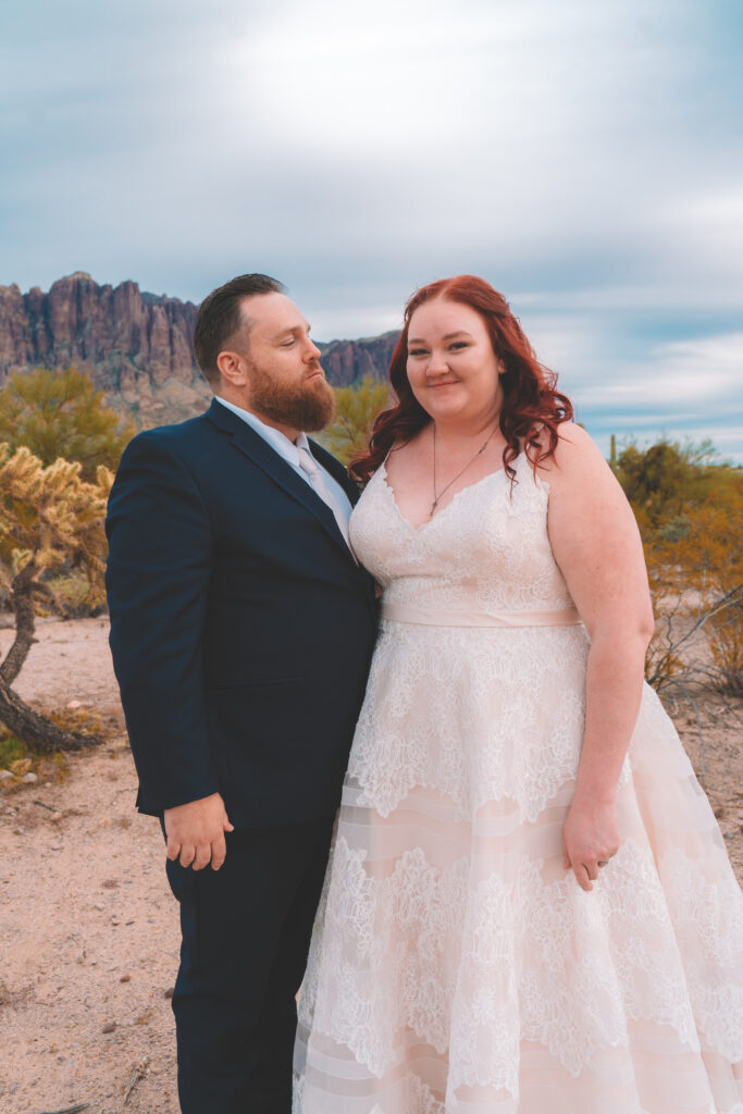 plus size bride and groom mesa arizona