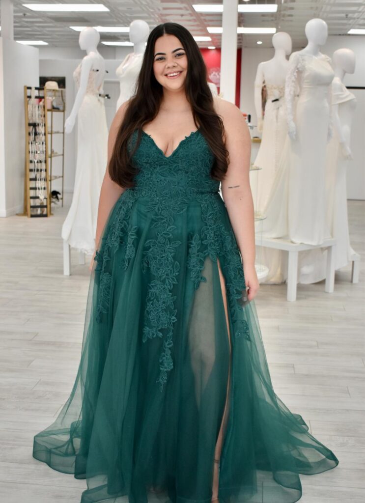 green aline plus size prom dress chandler arizona