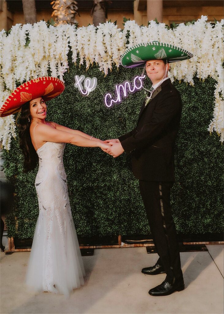 bride and groom mexico wedding