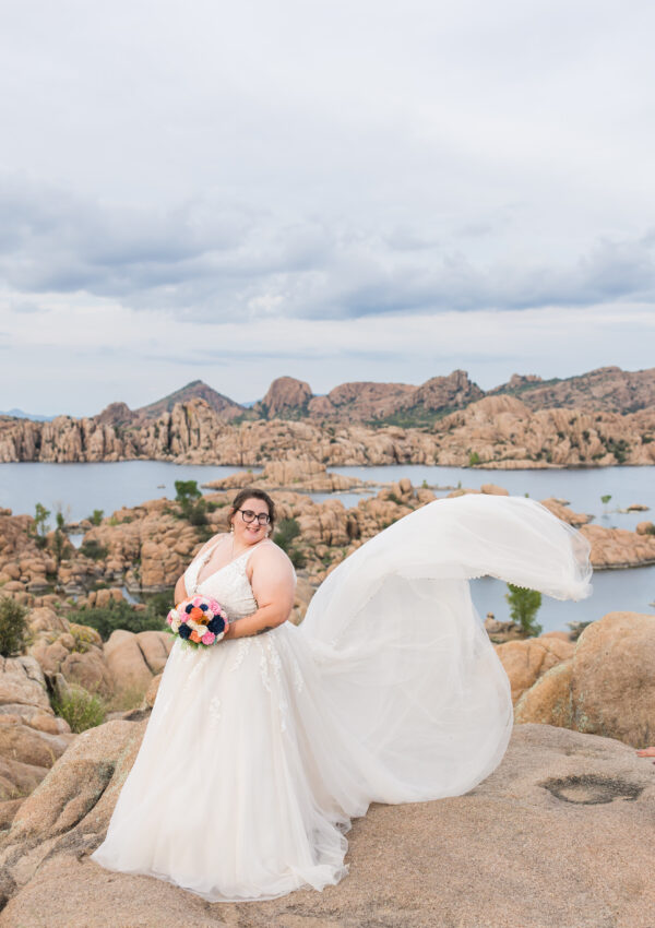 Tiffanie’s Lakeside Wedding in Prescott, Arizona