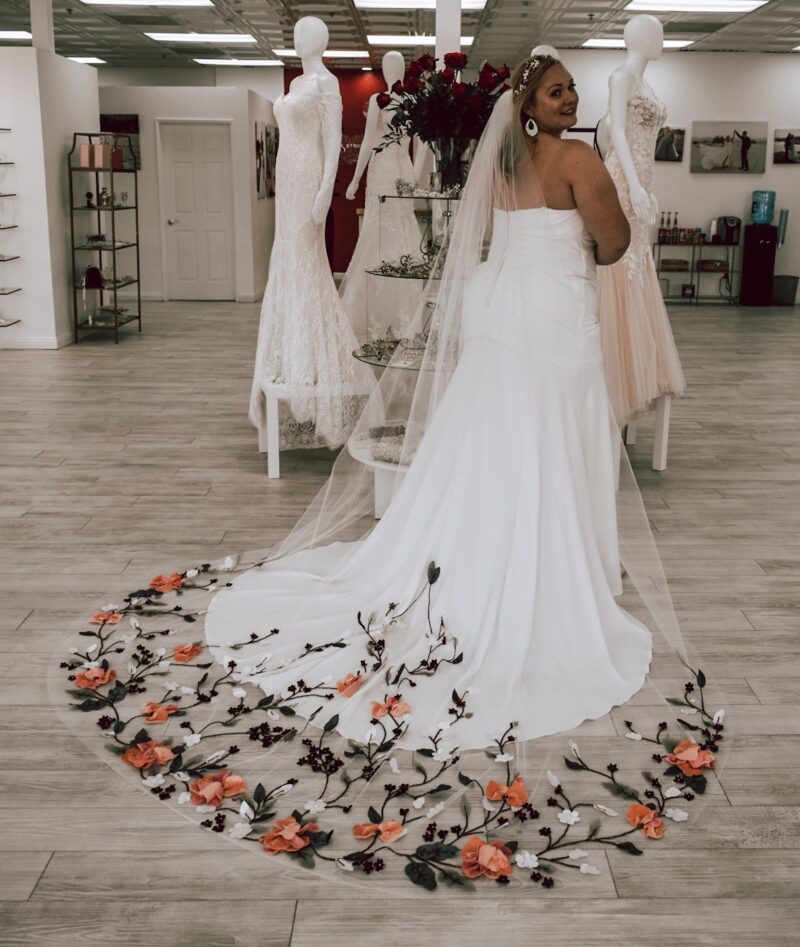 TREND ALERT: Unique Floral Wedding Veils - Strut Bridal Salon