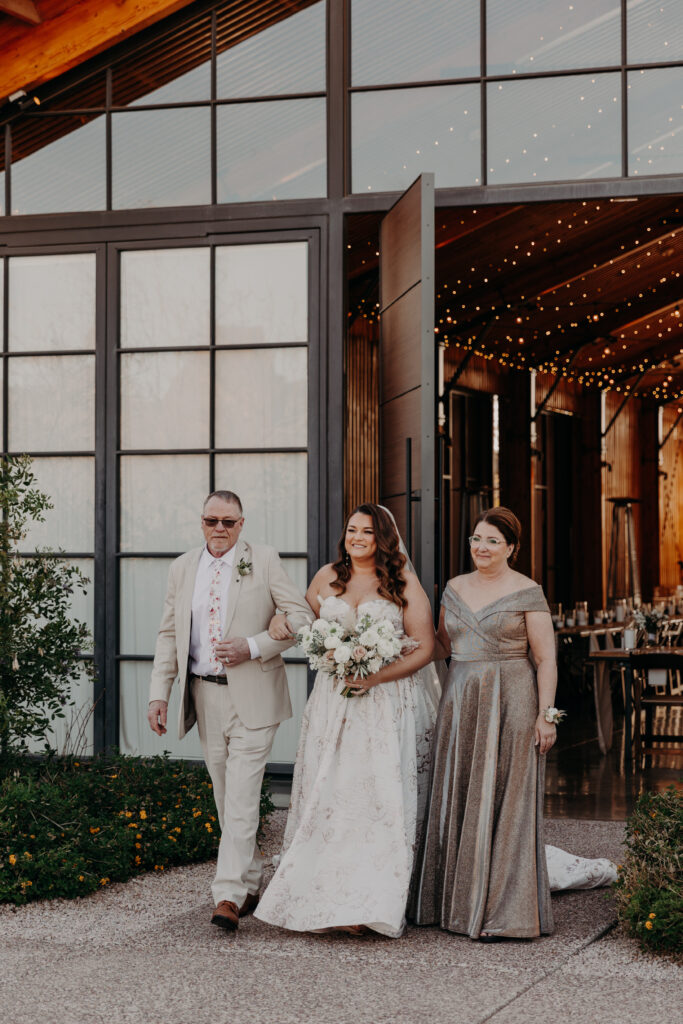 gilbert arizona wedding dress shop for bride wearing pink wedding dress