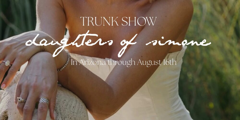 daughters of simone wedding dress trunk show in chandler arizona bridal shop