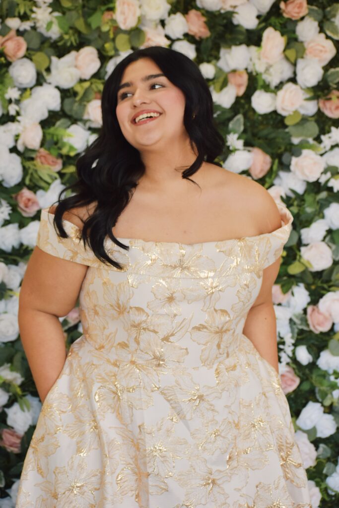 Plus size ballgown prom dress from Strut Bridal Salon's 2027 collection